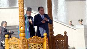 Боздиди Ҳомид Карзай аз Тоҷикистон ва мулоқоти вай бо Раҳмон