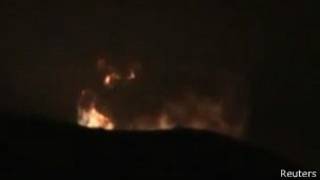 Инфиҷор дар минтақаи ҷабали Қосиюн дар ҳумаи Димишқ 