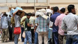 коргарони муҳоҷир дар Арабистони Саъудӣ