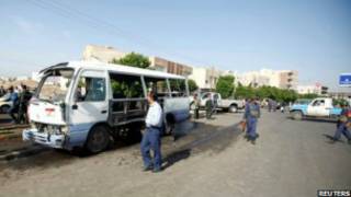 Инфиҷор дар утубуси персунали нерӯи ҳавоии Яман