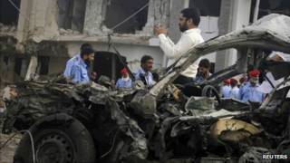 инфиҷори бумб дар Карочӣ