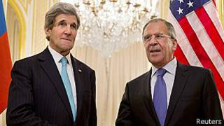 Ҷон Керӣ ва Сергей Лавров