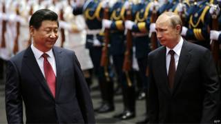 Владимир Путин ва Шӣ Ҷинпинг