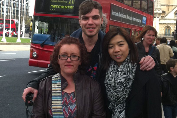 The bloggers in London