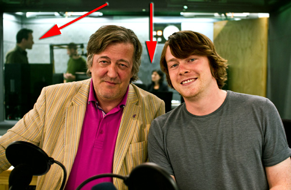 Stephen Fry and Daniel Rigby