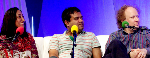 Shazia Mirza, Paul Sinha and Andy Zaltzman