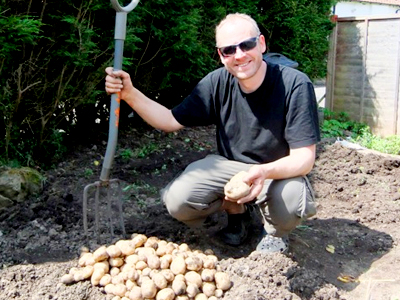 Richard and his potatoes