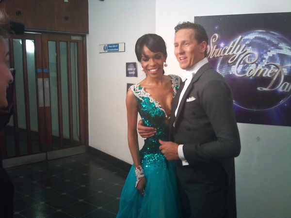 Michelle Williams and Brendan Cole