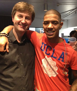 Photo of Phil Hall with Fazer
