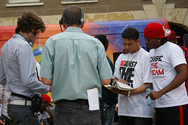 Ricky Norwood and Marlon Wallen rehearse.