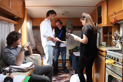 Behind the scenes on Radio 4 Afternoon Play, Atching Tan.