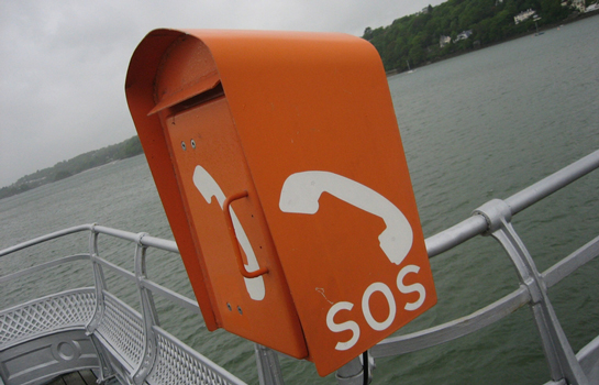 SOS phone box