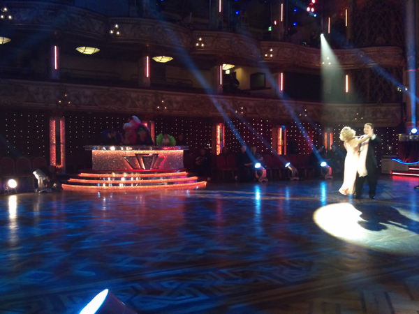 Felicity Kendal and VIncent Simone in the Strictly dress rehearsal