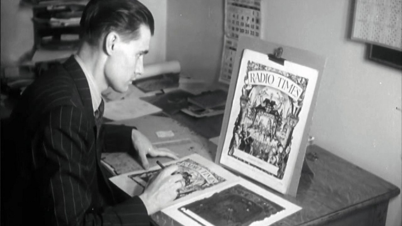 Making the Radio Times Christmas edition, 1950