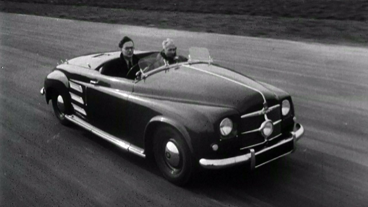 The world's first gas turbine car, 1950