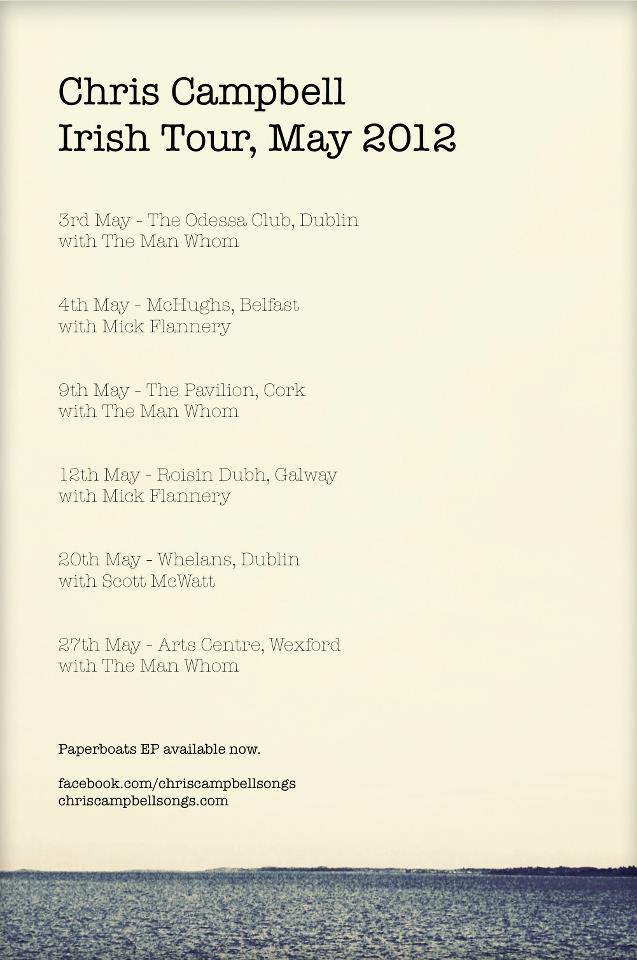 Chris Campbell Tour Poster