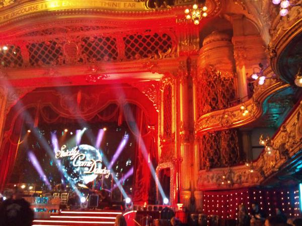 The Strictly Come Dancing stage in the Tower Ballroom Blackpool