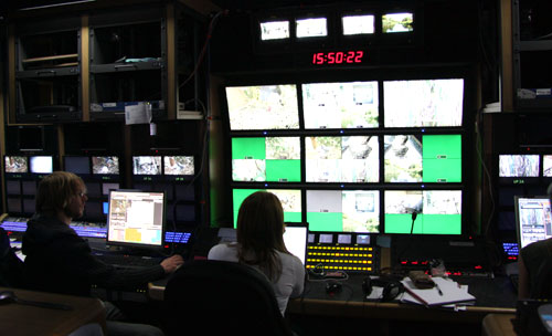 story developers James and Kat at work