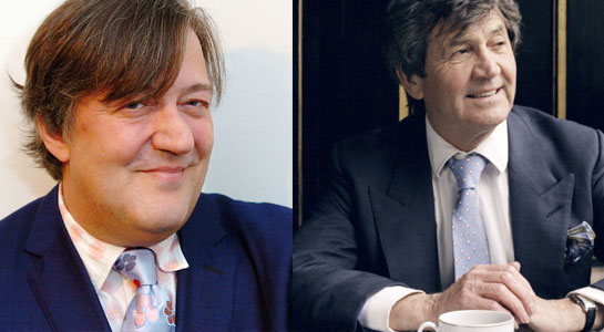 Stephen Fry and Melvin Bragg