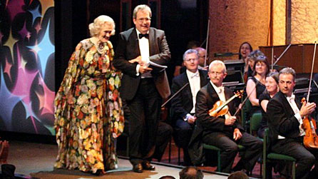 Dame Joan Sutherland at Cardiff Singer of the World. Photo © BBC