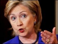 US Secretary of State Hillary Clinton