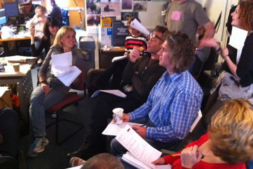 Autumnwatch presenter meeting