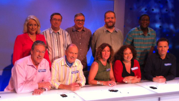The Eggheads team and The Archers team