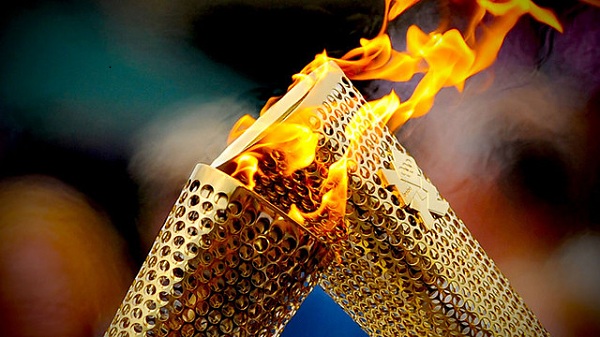 Pic of Olympic torches