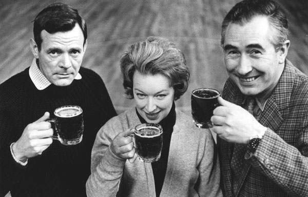 Eric Merriman, June Whitfield and Peter Jones. 