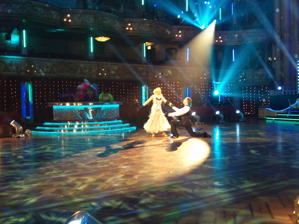 Pamela Stephenson and James Jordan in the Strictly dress rehearsal