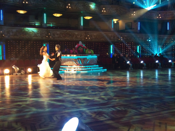 Gavin Henson and Katya Virshilas in the Strictly Come Dancing dress rehearsals in Blackpool
