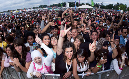 London Mela crowd shot