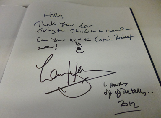 Saturday Live Guest Book