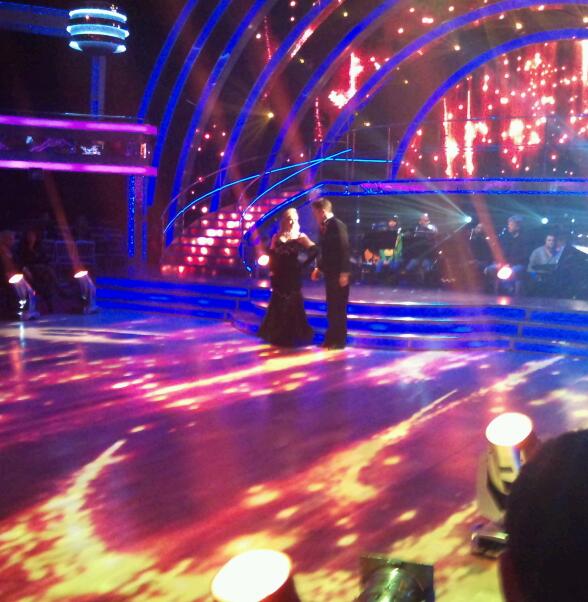 Pamela Stephenson and James Jordan in the Strictly dress rehearsal