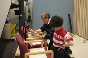 Philip Jackson and Ellie Kendrick