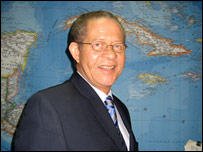 Jamaica’s Prime Minister, Bruce Golding