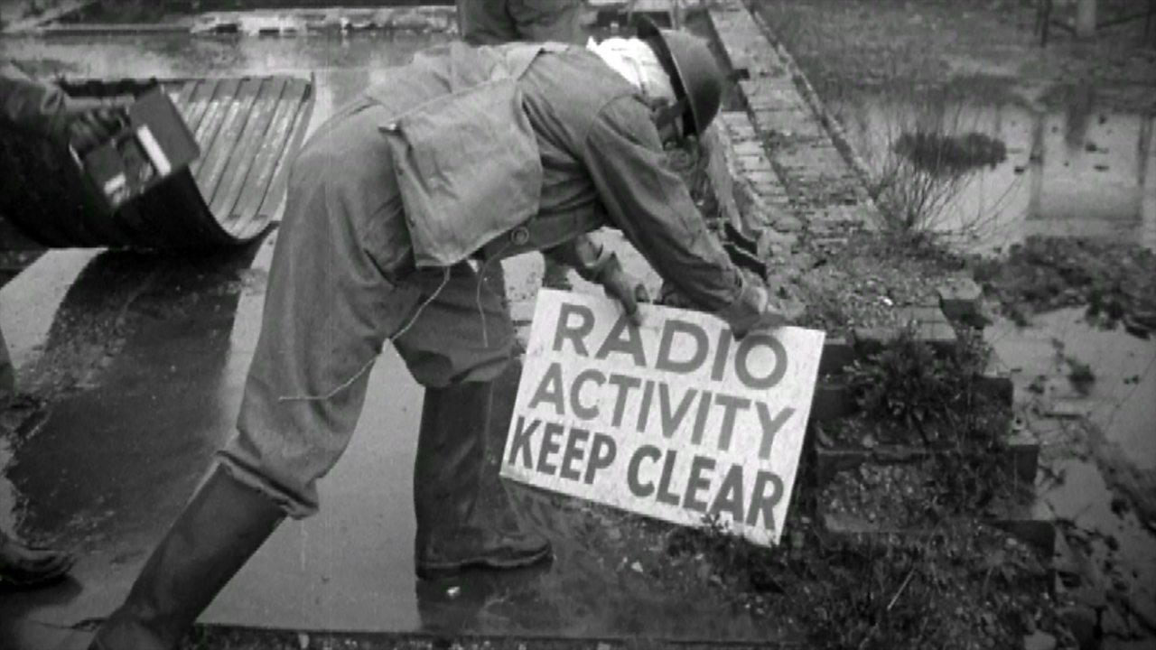 Atomic bomb drill in Bristol, 1951