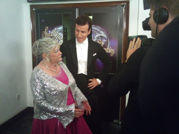 Ann Widdecombe and Anton du Beke