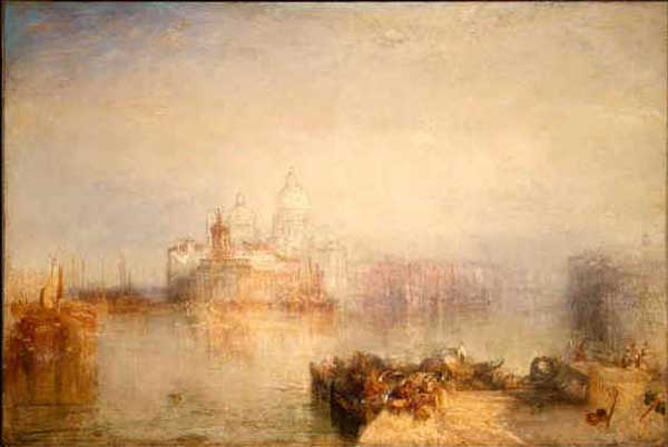 Image of J M W Turner: The Dogana and Santa Maria della Salute, Venice, 1843 