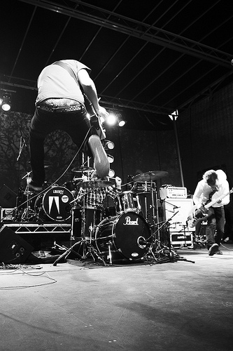 Axis of performing at Pigstock FEstival 2011, Killinchy, Northern Ireland 27th May 2011