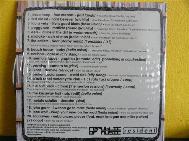 Memory Tapes 15.04.11. CD compilation