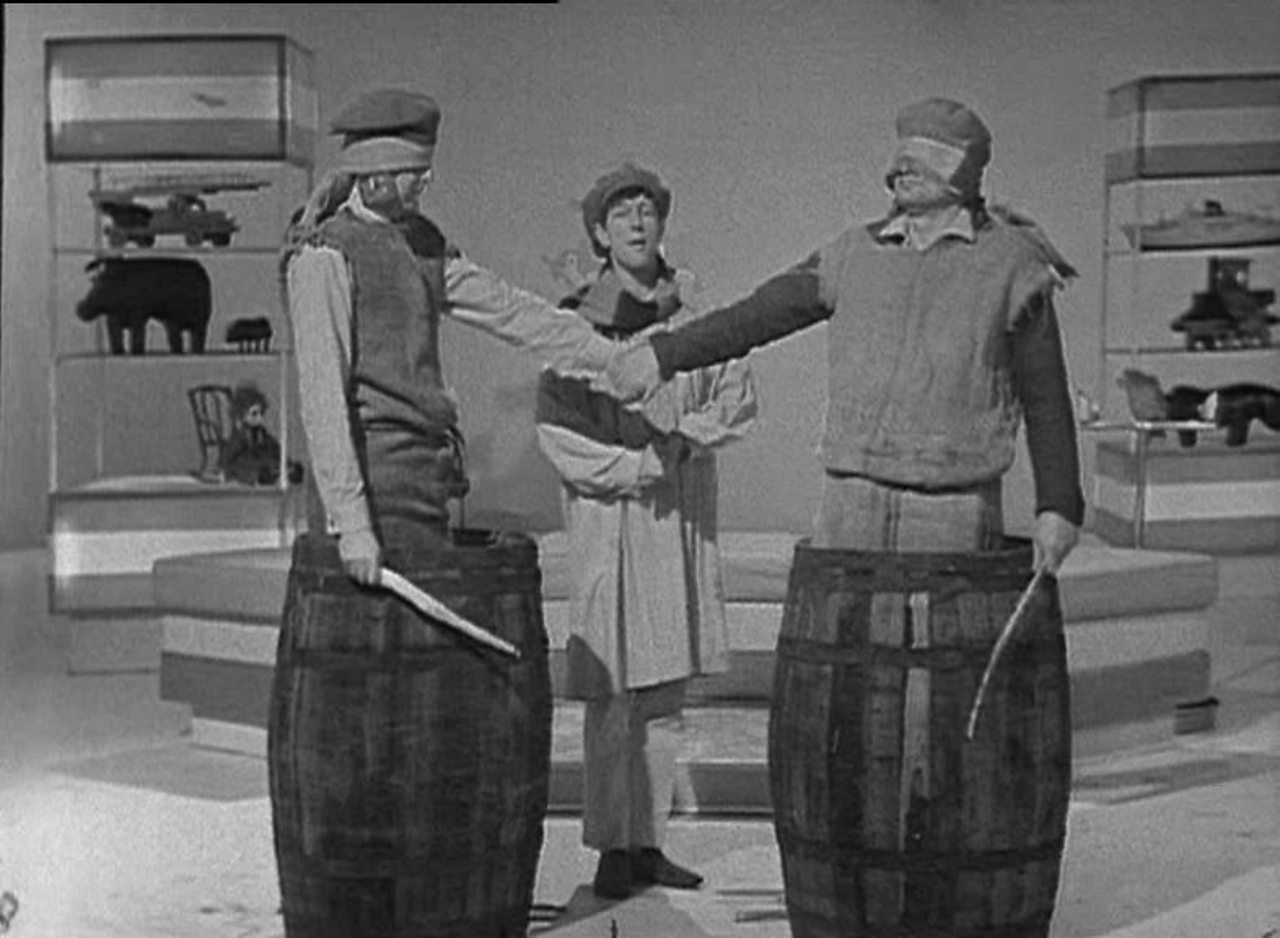 Rhubarb thrashing and marrow-dangling, 1969