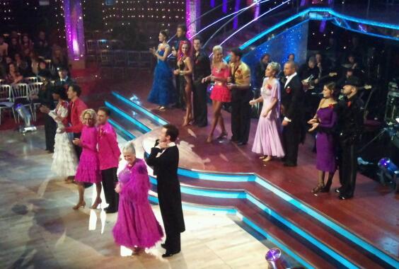 All of our Strictly couples in dress rehearsal
