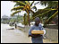 man walking on flooded street in Turks and Caicos