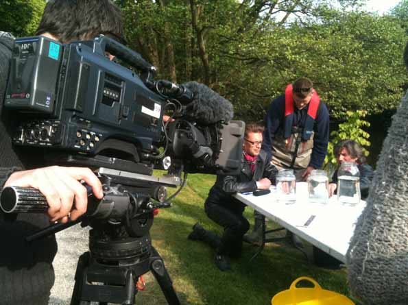 Chris Packham and Martin Hughes-Games