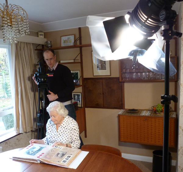 June Spencer - video shoot