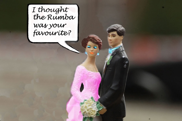 A 'wedding cake' couple