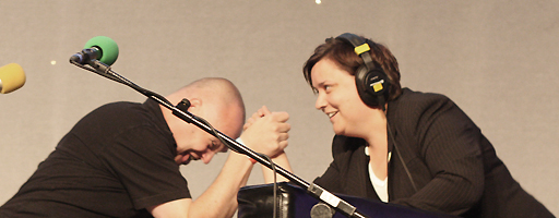 Al Murray and Susan Calman 
