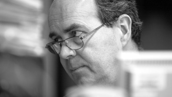 Close-up of Nick Clarke