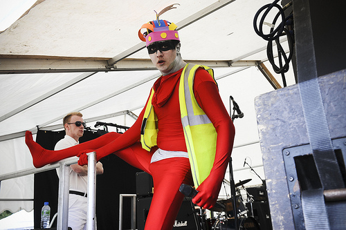 Mental Deficiency play the Pigstock 2011 festival, 28th May 2011, Killinchy, Co Down, Northern Ireland.